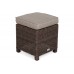 Садові меблі з техноратанга California Brown Mat / Brown Melange