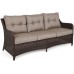 Садові меблі з техноратанга California Brown Mat / Brown Melange