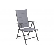 Алюмінієвий садовий стілець Ibiza Grey / Window Grey