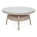 Садові меблі з техноротангу Bristol Round Elegant 150 см Beige / Beige Melange 6+1