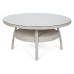 Садові меблі з техноратангу Bristol Round Elegant 150 см White / Grey 6+1