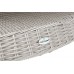 Садові меблі з техноратангу Bristol Round Elegant 150 см White / Grey 6+1