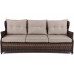 Садові меблі з техноротангу Siena Grande Brown / Taupe