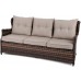 Садові меблі з техноротангу Siena Grande Brown / Taupe
