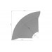 Кутові садові меблі з техноротангу Windsor Grey / Light Grey