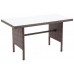 Садовий диван Milano Dinner Brown / Taupe II з техноратангу. видів