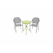 Меблі садові металеві Maja Round Mix Green / Grey 2+1