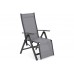 Набір садових стільців Ibiza Relax Grey / Window Grey зі столом Cuba Grey