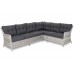 Кутовий комплект садових меблів правий California Light Grey / Grey Melange