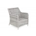 Кутовий комплект садових меблів правий California Light Grey / Grey Melange