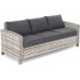 Садові меблі з техноратангу Vermont Light Grey / Grey