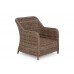 Кутові садові меблі з техноротангу Windsor Brown Mat / Brown Melange