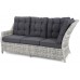 Лівий кутовий диван з техноротангу Alicante Light Grey / Grey Melange