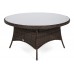 Садові меблі з техноротангу Lamezia Brown Mat / Brown Melange 6+1