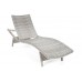Набір садових шезлонгів з техноротангу Marbella Light Grey / Grey Melange зі столиком