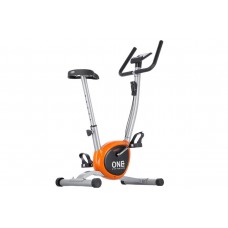 Велотренажер механічний One Fitness RW3011 срібно-оранжевий