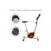 Велотренажер механічний One Fitness RW3011 срібно-оранжевий