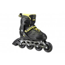 Роликові ковзани Nils Extreme NA11002 розм. M 35-38 чорно-жовтий