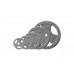 Диск чавунний з хватами 31мм HMS THM2 Hammertone 2.5кг