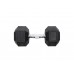 Гантель HMS HEX PRO BLACK 18 кг