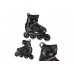 Роликові ковзани Nils Extreme NA1128 L39-42 чорно-фіолетовий