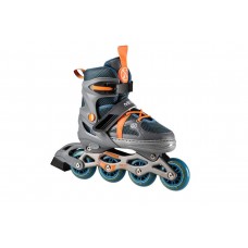 Дитячі роликові ковзани Nils Extreme NJ1828A розм. L 39-42 сіро-оранжевий