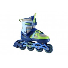 Дитячі роликові ковзани Nils Extreme NJ1828A розм. L 39-42 синьо-зелений