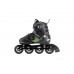 Роликові ковзани Nils Extreme NA9080 розм. M 35-38 чорно-зелений