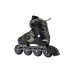 Роликові ковзани Nils Extreme NA9080 розм. M 35-38 чорно-зелений