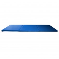 Folding Gymnastics Mat inSPORTline Pliago 195x90x5 Colour Blue