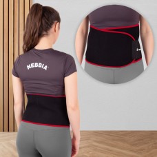 Неопреновий ремінь inSPORTline Waist Color Red, розмір XL