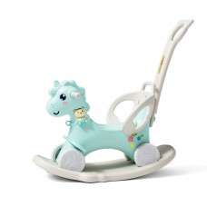 Коник-гойдалка 4-в-1 і велосипед для балансування inSPORTline Mustangino Color Mint