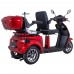 Two-Person Three-Wheel Electric Scooter inSPORTline Zorica Duo Colour Brown