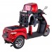 Two-Person Three-Wheel Electric Scooter inSPORTline Zorica Duo Colour Black