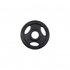 Диск чавунний inSPORTline Hamerton Black 2.5 кг, 50 мм