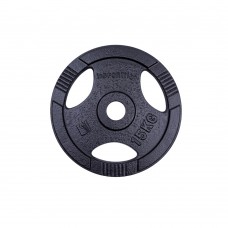 Диск чавунний inSPORTline Hamerton Black 15 кг, 50 мм