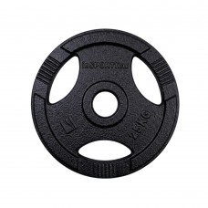 Диск чавунний inSPORTline Hamerton Black 25 кг, 50 мм