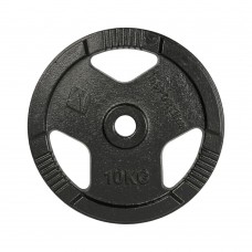 Диск чавунний inSPORTline Hamerton Black 10 кг, 30 мм