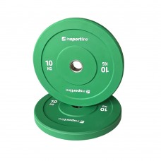 Бамперний диск inSPORTline Bumper Plate Go 10 кг, 50 мм