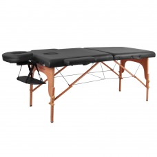 Масажний стіл inSPORTline Taisage 2-Piect Wooden Color Black