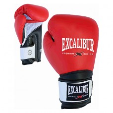 Боксерські рукавички Excalibur Pro King 8041-01 14 унцій червоний/чорний/білий