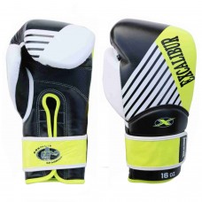 Боксерські рукавички Excalibur Absolute Sparring 8065-01 14 унцій чорний/білий/жовтий