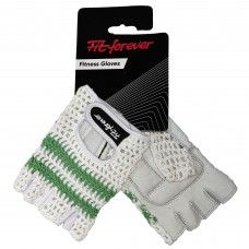 Рукавички для фітнесу Fit forever Range AI-04-1347 білий/зелений L