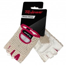 Рукавички для фітнесу Fit forever Fit Work AI-04-1569-D білий/синій L