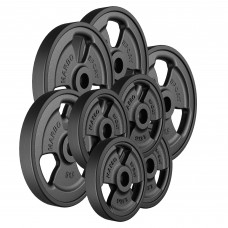 Набір дисків прогумованих Marbo Sport 30 кг / 4 x 5кг + 4 x 2.5кг