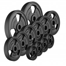 Набір дисків прогумованих Marbo Sport 29 кг / 2 x 5кг + 6 x 2.5кг + 4 x 1кг