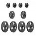 Набір чавунних дисків Marbo Sport 29 кг / 4 x 5кг + 2 x 2.5кг + 4 x 1кг