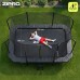 Батут прямокутний Zipro Jump Pro Quadro із внутрішньою сіткою 12FT (366 x 244 см)