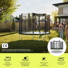 Батут Zipro Jump Pro із зовнішньою сіткою 10FT 312см