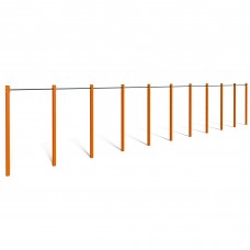 Турнік InterAtletika УТ301-10 2,4 м 10 секцій
